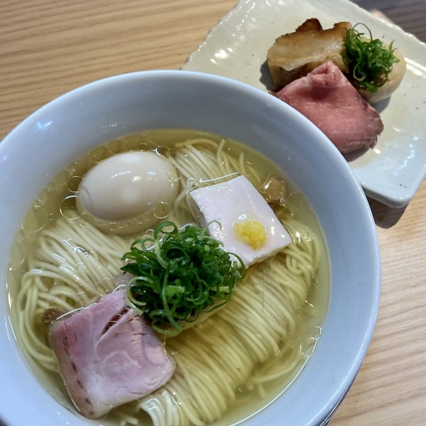 「特製塩そば」@麺道 麒麟児の写真