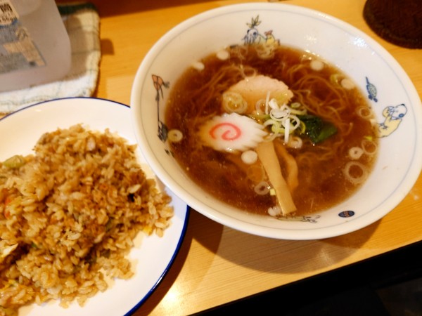「中華そばチャーハンセット」@多治美 本店の写真