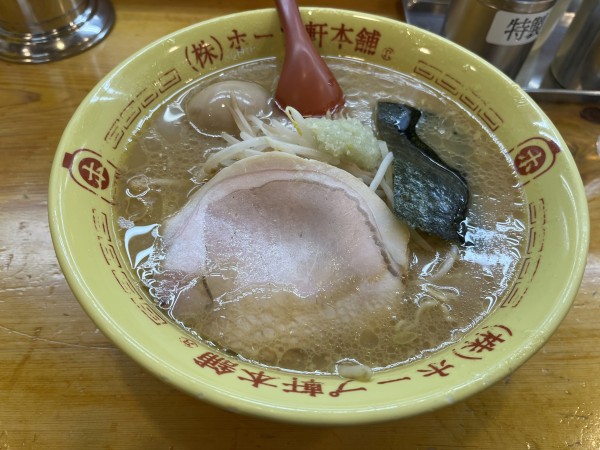 「中華そば味付き玉子入りニンニクＳ」@ホープ軒本舗 吉祥寺店の写真