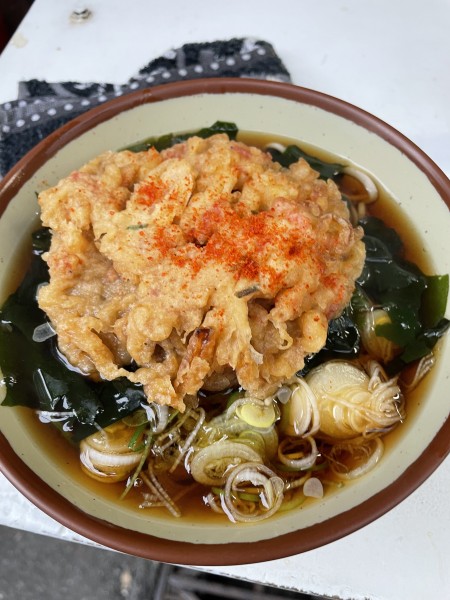 「天ぷらわかめそば」@きそば鈴一の写真