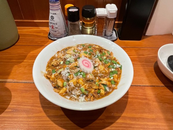 「【月曜夜限定】汁なし麻婆麺」@麺屋 真心の写真
