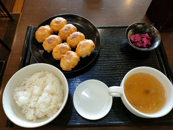 「餃子8個ランチ」@ホワイト餃子 はながさ本店の写真