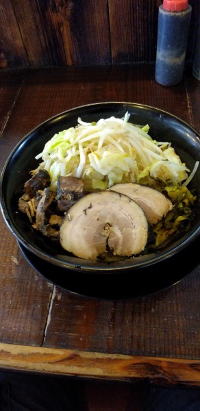 「まぜそば小」@麺や豚髭の写真