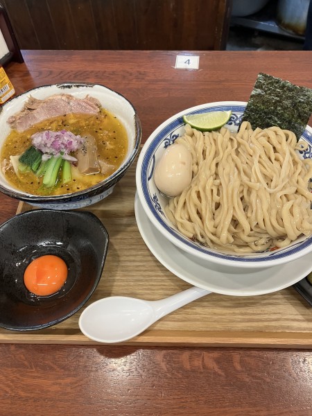 「特製昆布水つけ麺塩」@中華そば 千乃鶏の写真