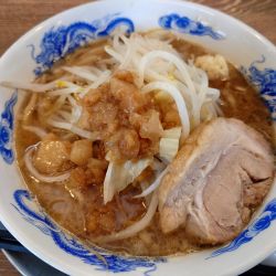ラーメン(野菜少なめ、にんにくちょっと、あぶら)730円