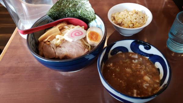 「つけ麺(大)」@横浜家系ラーメン こんばの写真