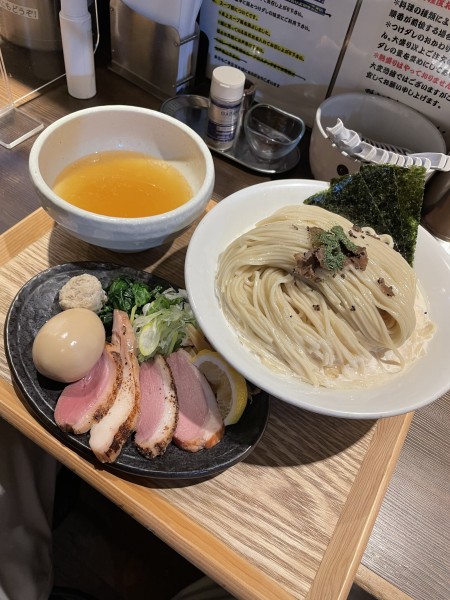 「特製鴨出汁つけ蕎麦(塩)+大盛」@鴨出汁中華蕎麦 麺屋yoshikiの写真