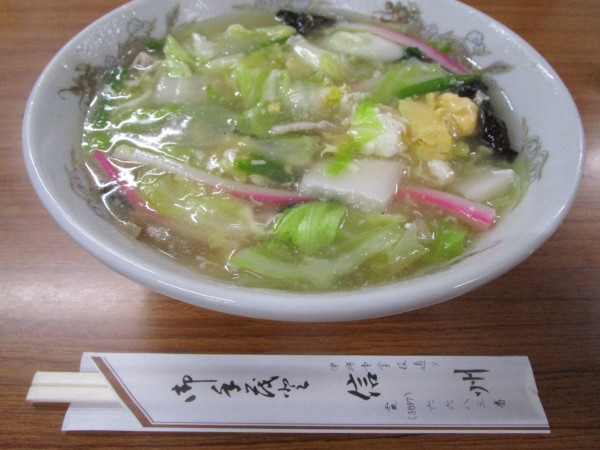 「チャンポン 750円」@信州の写真