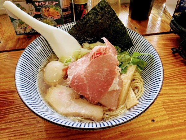 「特製煮干そば　白醤油」@中華そば よしかわの写真