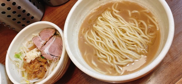 「ミニラーメン(800円)スタベジ」@麺処 一笑の写真
