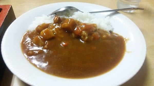 「ビーフカレーともりそばセット 950円」@更月の写真