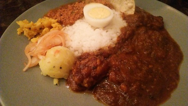 「2種コンボ ポークカレーとキーマ 1200円」@FISH 丸の内店の写真