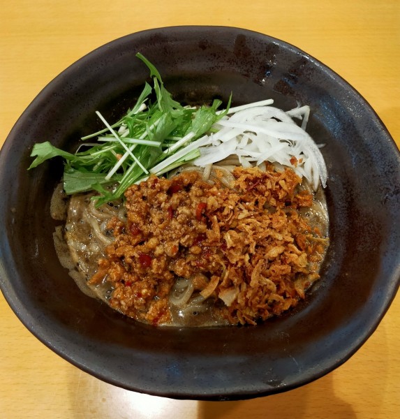 「(限定)汁なし黒坦々そば　1000円」@麺屋togariの写真