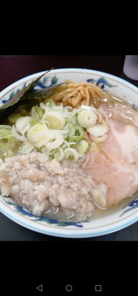 「塩中華そば　(身入り)　800円」@手打ち中華そば 酒田 河原町店の写真