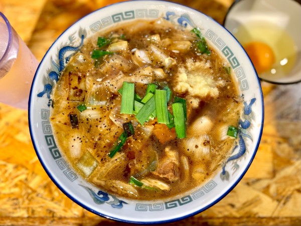 「スタミナラーメン　ショウガ　850+生玉子100-半麺50」@スタミナラーメンのかたの写真
