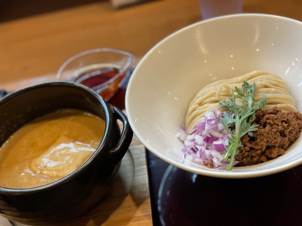 「シビレ坦々つけ麺」@小麦と焼きあご すぐれの写真