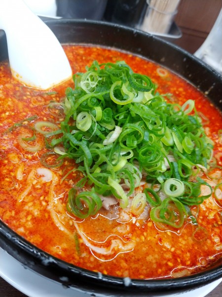 「赤味噌ラーメン」@来来亭 伊丹南店の写真