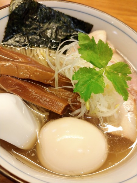 「ポルチーニ香る特製塩らぁ麺」@らぁ麺 ふじ松の写真