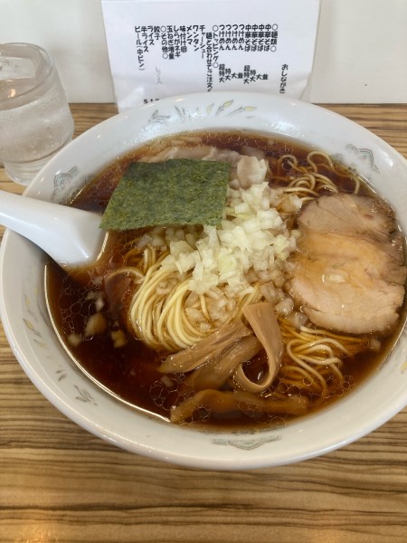 「中華そば(大)  わんたん　600円＋(100円)＋200」@中華そば たまやの写真