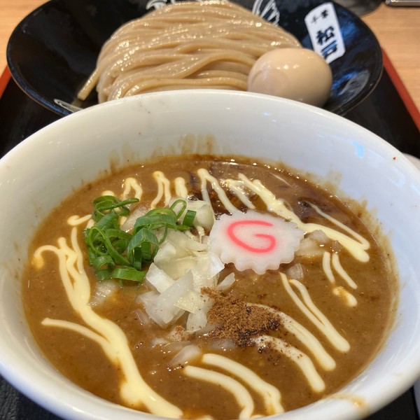 「カレーつけ麺ミニ950円味玉100円」@松戸富田製麺 ららぽーとTOKYO-BAY店の写真