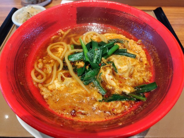 「【限定】辛うま麺　単品　＋漬物：無料」@やよい軒 塩尻広丘店の写真