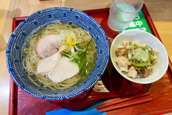 「淡麗sio らぁ麺 & ミニチャーシュー丼 ランチセット」@らぁ麺専門 sioの恵の写真