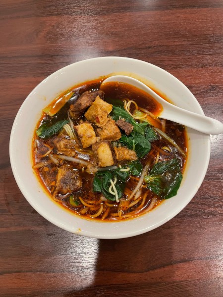 「牛バラ肉マーラー麺(990円)」@湖南人家の写真