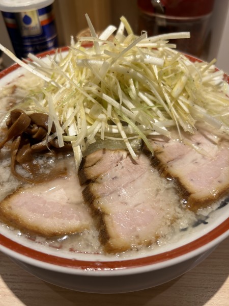 「ねぎそば　大盛り」@田中そば店 渋谷パルコ店の写真