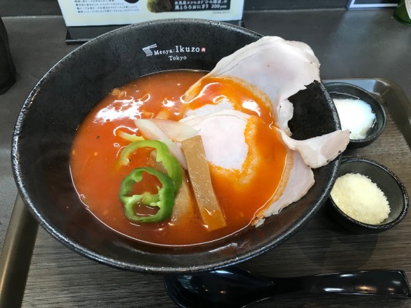 「氷見イワシ香るナポらー麺 1,300円」@Menya Ikuzo Tokyoの写真