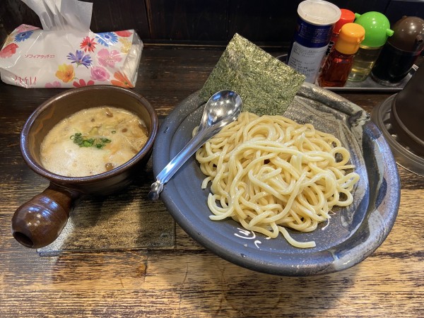 「醤油つけ麺(990円)」@つけ麺 まるやの写真
