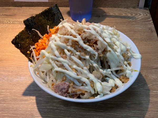 「ミニ汁無し250g」@麺屋 浜一の写真