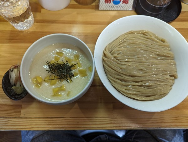 「限定試作　とろたくつけ麺」@らーめん 桐麺 本店の写真