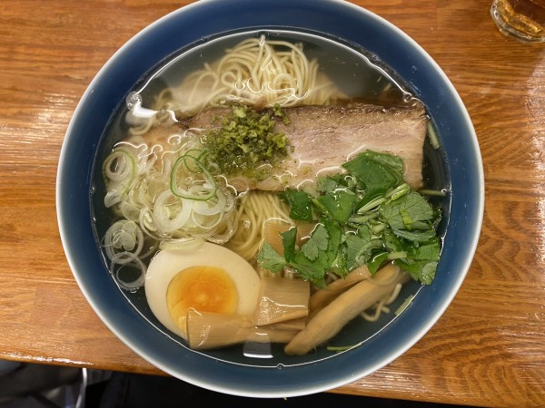 「和風柚子柳麺  820円」@麺屋ひょっとこの写真