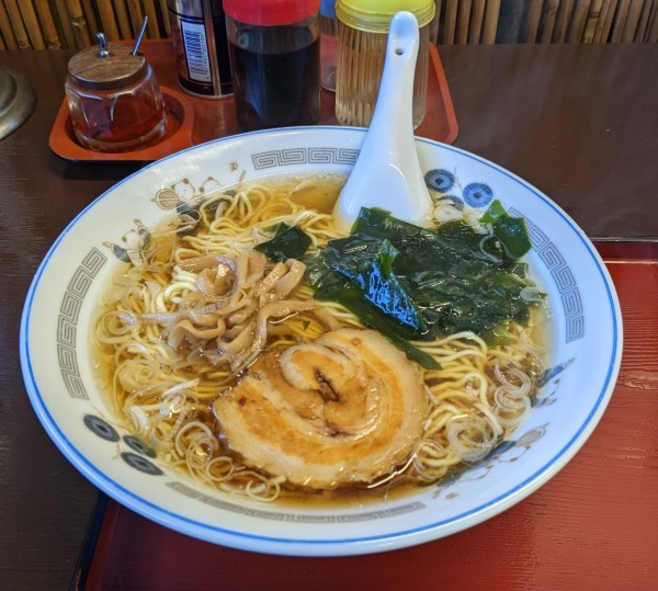 「醤油ラーメン 600円」@天の川の写真