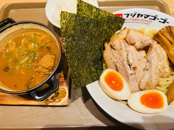 「豚骨魚介濃厚つけ麺全部のせ」@フジヤマ55 VIERRA小倉店の写真