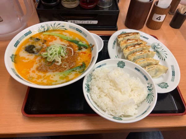 「担々麺」@日高屋 川越西口店の写真