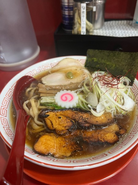 「鶏の旨味の中華そば(太麺)」@亀有中華そば 水しまの写真