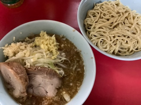 「[限定]ぎょっ玉つけ麺　サバver」@ラーメン二郎 中山駅前店の写真