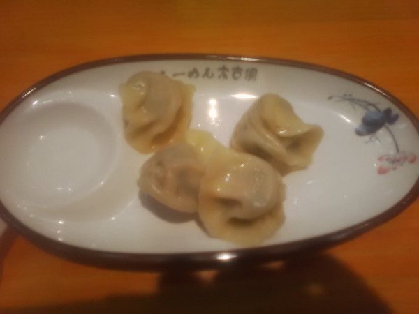 「水餃子(４個)(300円)」@大古洞 五香店の写真