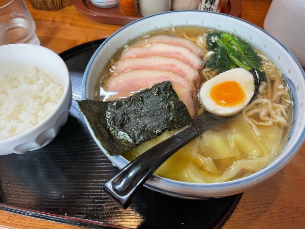 「叉焼ワンタン麺　大盛　1100円」@奥州白河ラーメン ○政の写真
