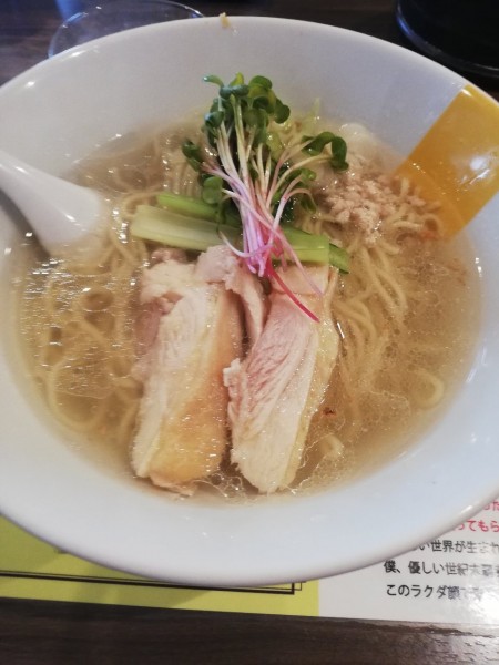 「塩生姜らー麺」@塩生姜らー麺専門店 MANNISH 神田西口店の写真