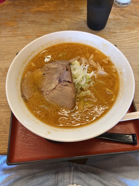 「味噌屋ラーメン餃子セット(1080円)」@らーめん工房 味噌屋の写真