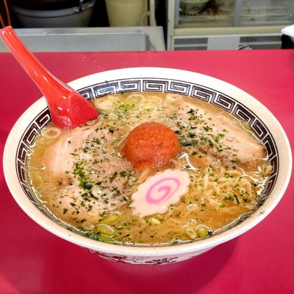 「赤湯からみそラーメン (大盛)」@龍上海 米沢店の写真