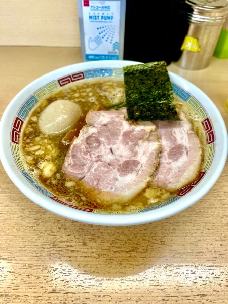 「味玉背脂煮干鰮らーめん」@煮干鰮らーめん 圓の写真