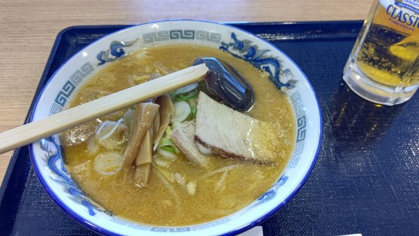 「味噌ラーメン」@札幌らーめん大心 新千歳空港店の写真
