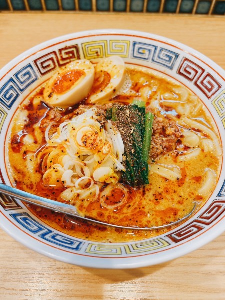 「味玉担々麺」@ほっこり中華そば もつけの写真