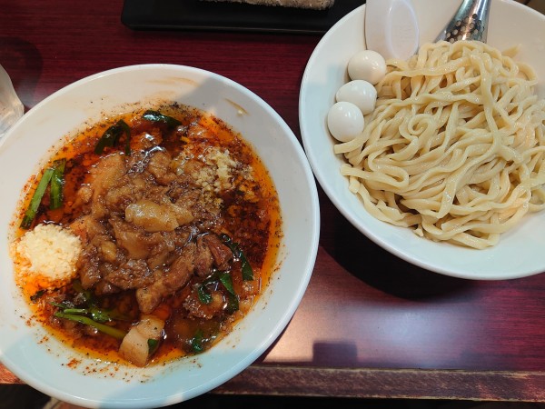 「つけ満+まさお(1060円)」@元祖スタミナ満点らーめん すず鬼の写真