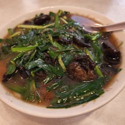 韮キクラゲそば