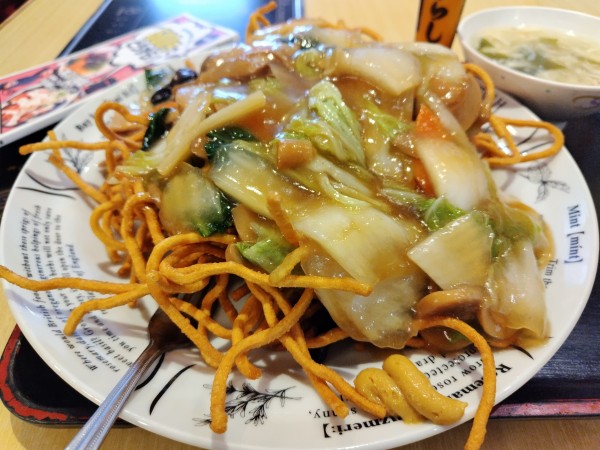 「五目バリバリそば　※スープ付き　※クーポンで５００円」@哈爾濱料理 六福源の写真