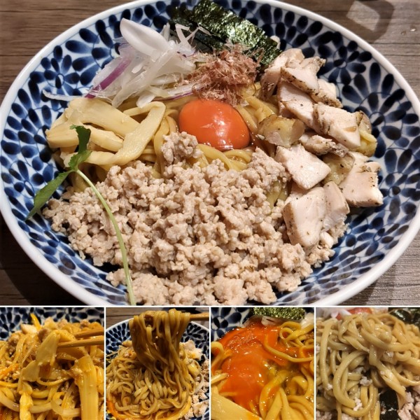 「鶏卵まぜ蕎麦　1050円」@東京浅草 つけ蕎麦 井草の写真